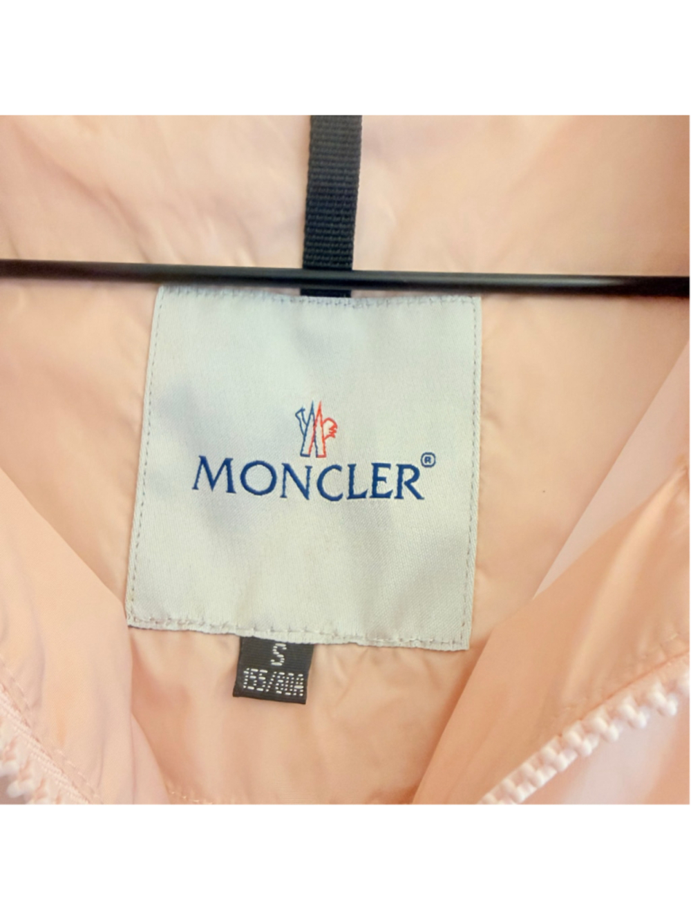 Women's Moncler Lightweight Windbreaker Jacket Pink Size Small - Picture 5 of 13